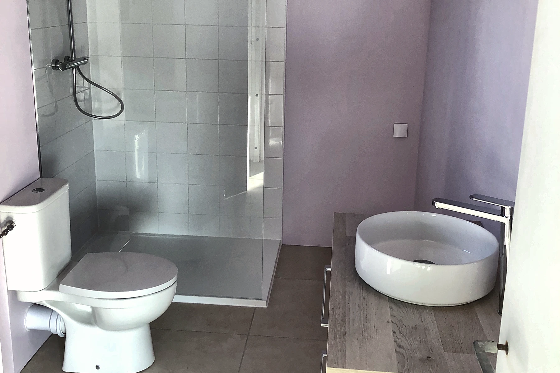 Salle de bains rénovée – Kerlan Plomberie